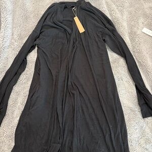 Skims soft lounge robe black small